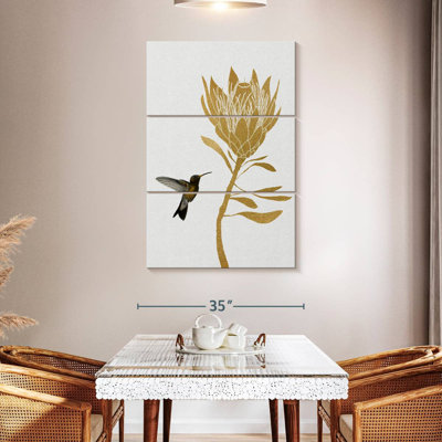 Harnek colibri et fleur II