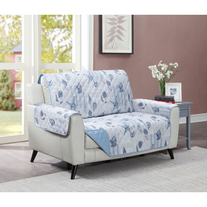 Housse pour causeuse à coussins carrés / rectangulaires Ocean Postcards