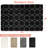 5X8 Ft Shag Geometric Area Rug Soft Fluffy For Living Room Bedroom，Black-549877115-549877118