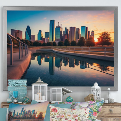 Dallas Perspectives III, reproduction d'art sur toile