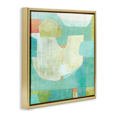 Cadre flottant Aqua Pool Abstraction, design par Suzanne Nicoll