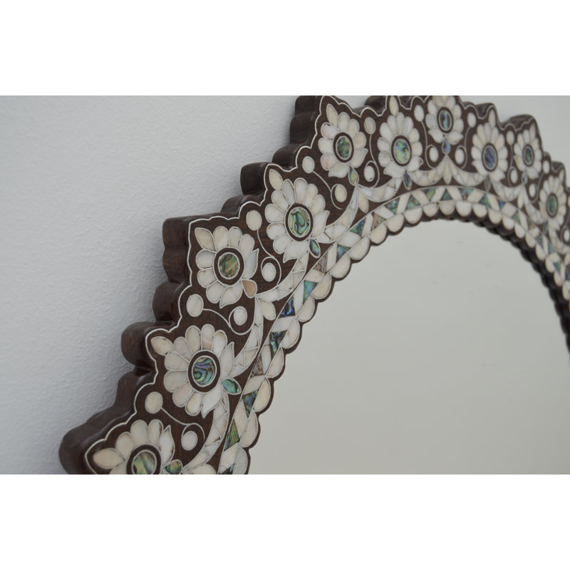 Syrian Solid Wood Sunburst Mirror