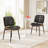 PU Leather Upholstered Dining Chairs With Stitched Detailing And Soft Padding - Perfect Side Chairs For Dining Rooms, Kitchens, And Living Rooms.-1779299469-1779299457