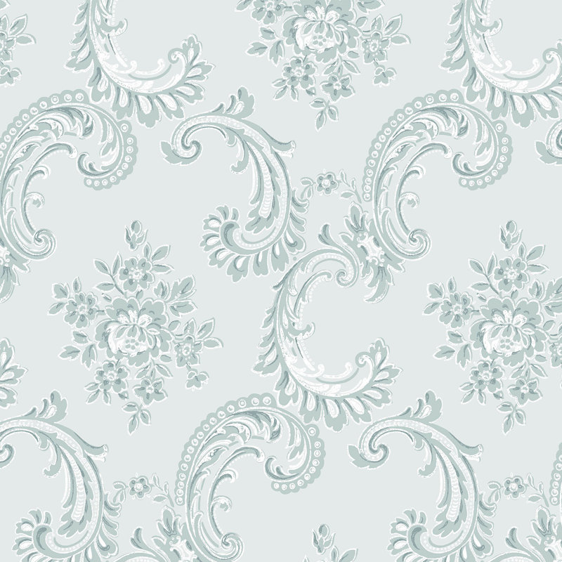  Papier peint rose Arthur Boudoir, Vert