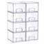 Tiroirs de rangement empilables en acrylique Sorbus, paquet de 8 bacs de rangement en plastique transparent de 7,5 po x 6 po pour biberons, organisation de comptoir de maquillage, de salle de bain, de meuble-lavabo et de cuisine, conception de tiroir coulissant pour armoires et garde-manger, paquet de 8, petit-122480498