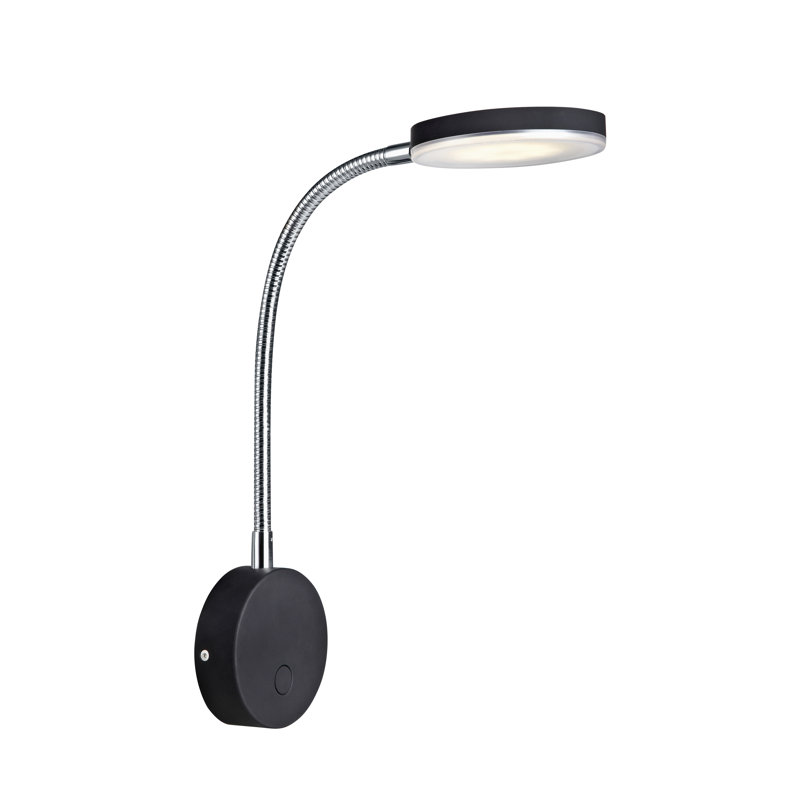 Bernhardt LED Plug-in Spotlight, Black/Chrome