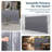 Multi-Functional Outdoor Privacy Divider, UV-Resistant Side Awning For Garden, Terrace, Or Balcony-126770535