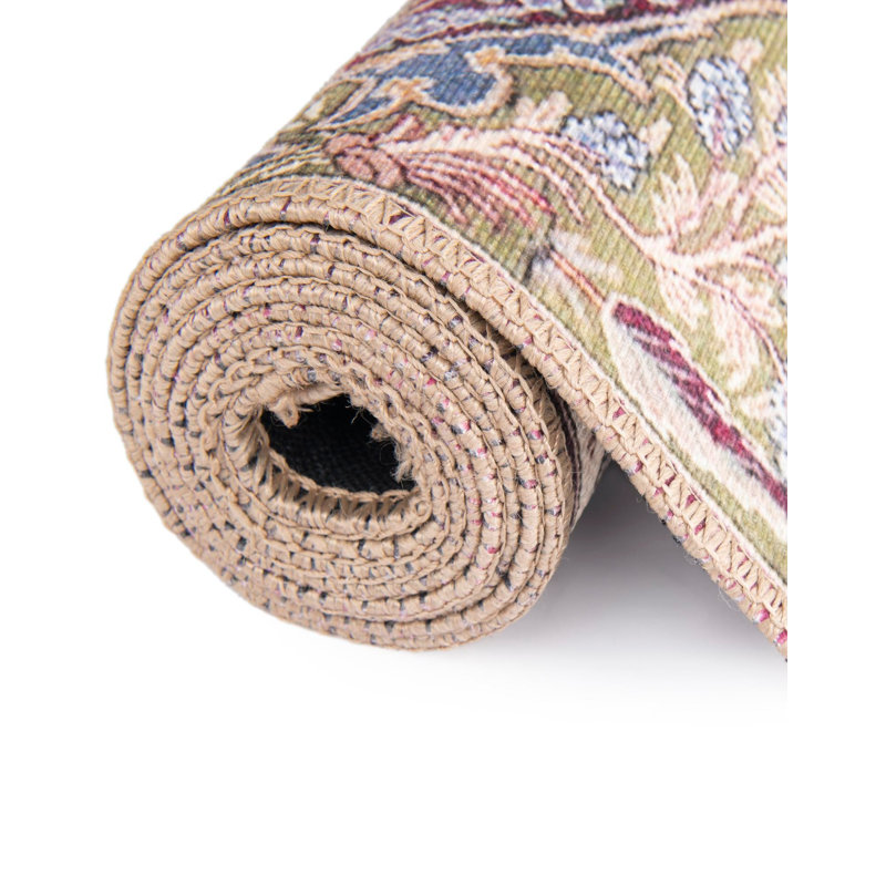 Bungalow Rose Naomi Timeless Rug, Ovale 2 pi x 3 pi 1 po