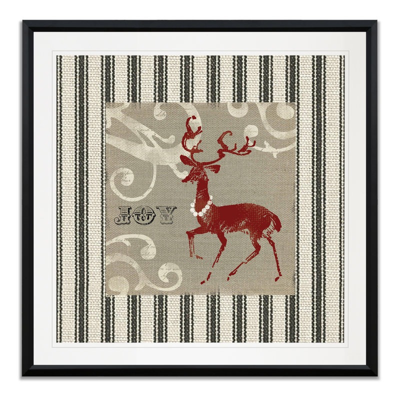 « en toile jute cerf », impression sur toile tendue, H 16 po x l 16 po x P 1,5 po