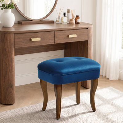 Vanity Chair with Solid Wood