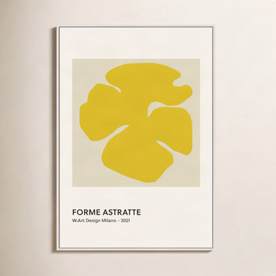 Deryn "Forme Astratte Yellow" Print