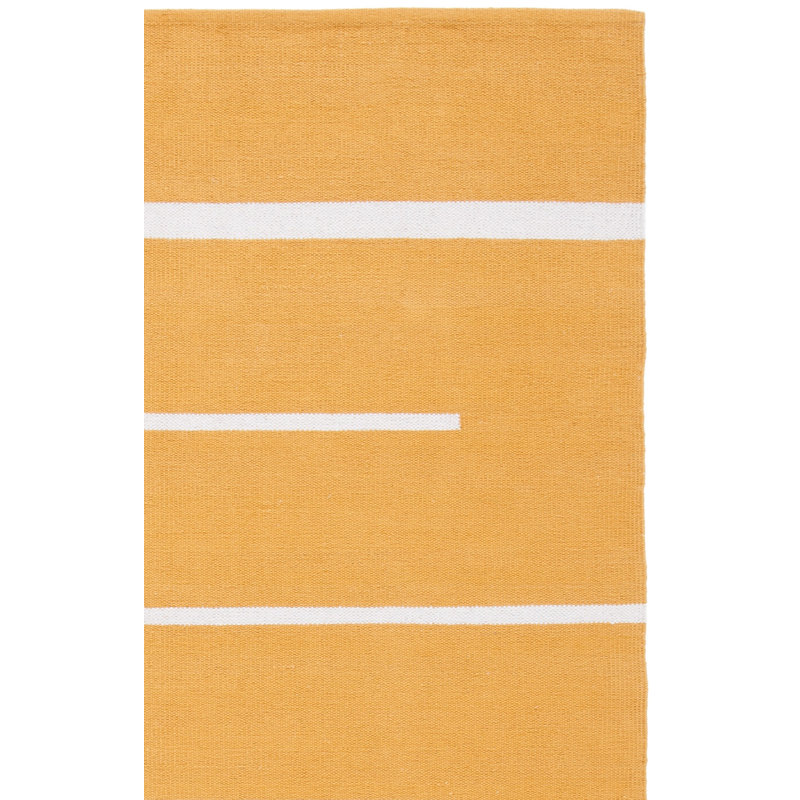 Estivalis Hand Woven Cotton Striped Rug, Runner 2'3" x 8'