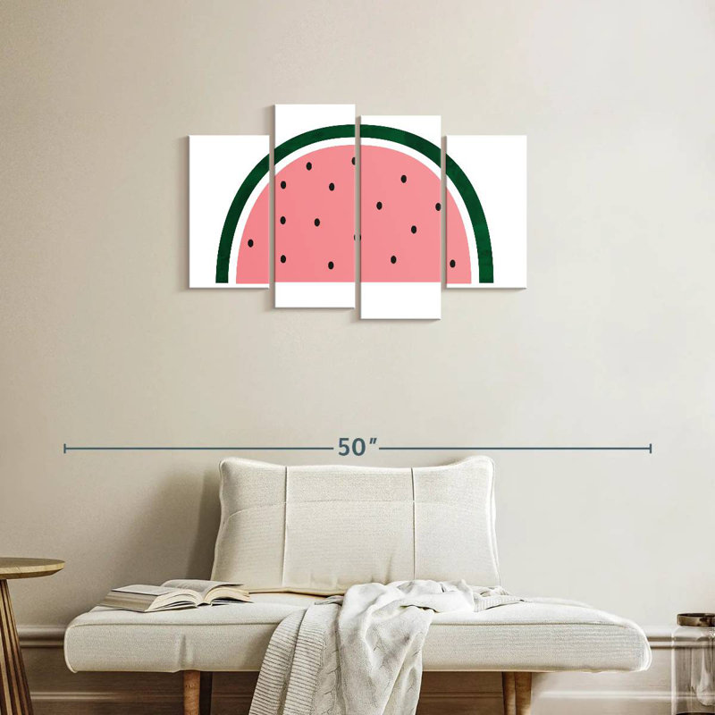 Yarlin Watermelon Slice I, 22'' H x 36'' W