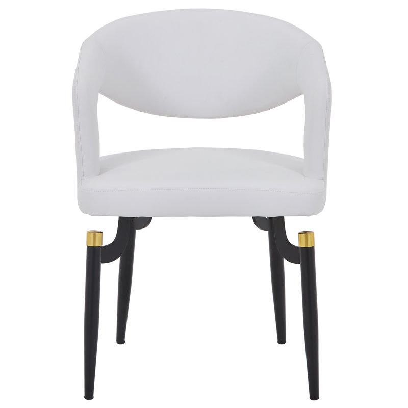 Chaise de salle à manger Wajaahat, 4, Blanc
