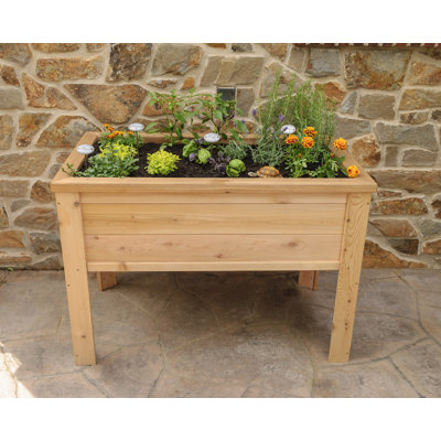 Wood Elevated Planter