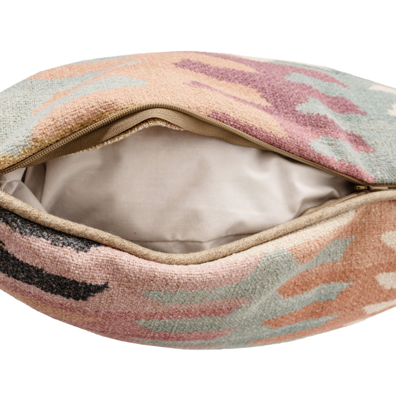 Oreiller en polyester 24 x 24 Navajo, Polyester, Carré 24 po