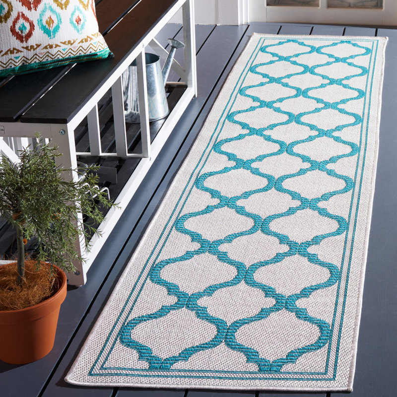 Bermuda Performance Machine Washable Geometric Rug, Runner 2' x 8'