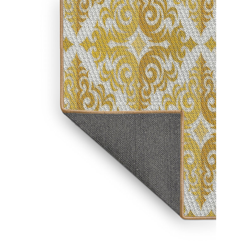 Krehbiel Damask Indoor Rug, Rectangle 5' x 7'