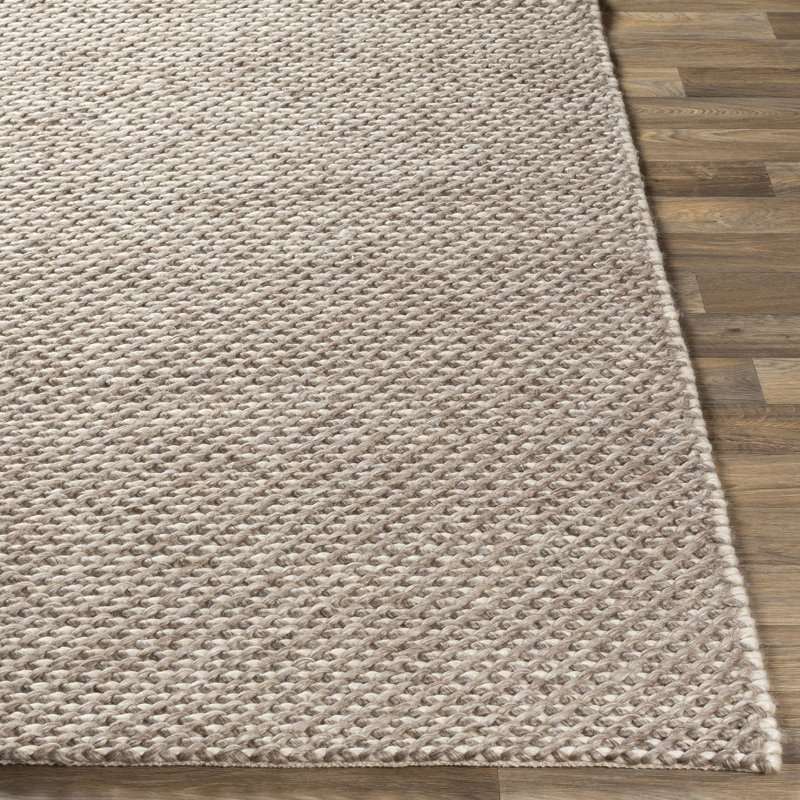 Cutright Wool Abstract Indoor Rug, Rectangle 5' x 7'6"
