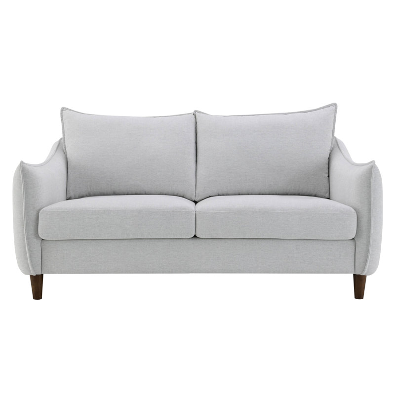 Causeuse inclinée 65,5 po Clayton, Gris clair