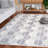 Reaksmey Hand Tufted Wool Viscose Cotton with Latex Geometric Rug in Gray/Ivory-1509758364