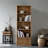 Vintage Burlywood Solid Pine Bookcase
