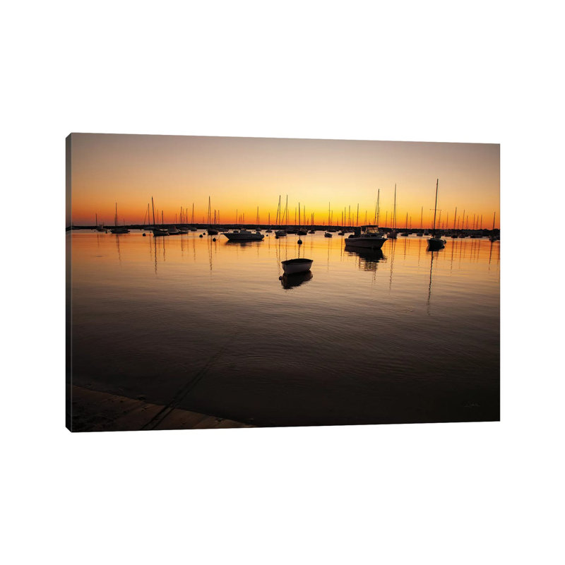 Marthas Vineyard Sunset II by Aledanda - Wrapped Canvas Gallery-Wrapped Canvas Giclée, 66.04 cm H x 45.72 cm W x 3.175 cm D