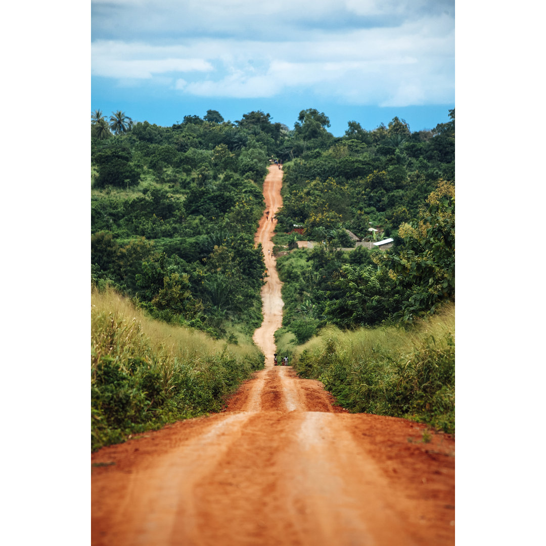 Rural Red Dirt Road von Peeterv - Leinwandbild