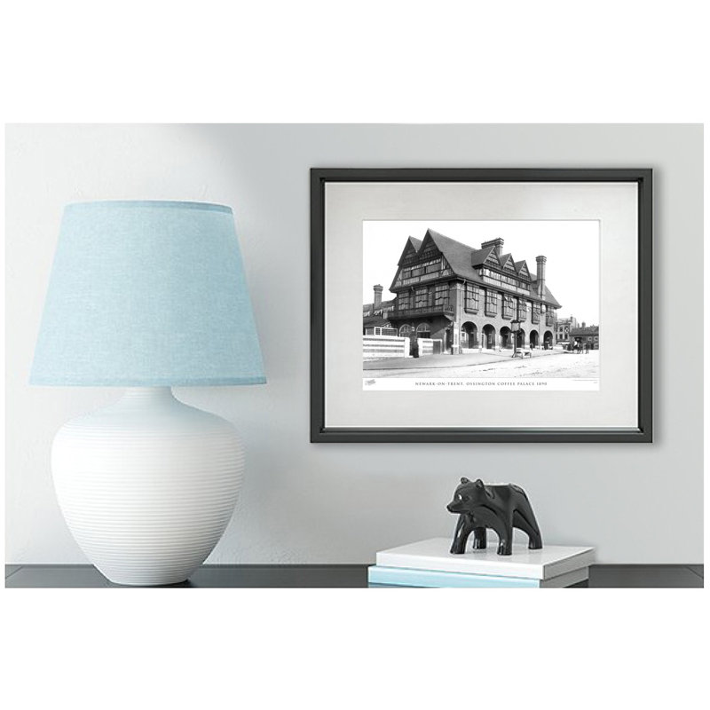 Newark On Trent, Ossington Coffee Palace 1890 - Single Picture Frame Print, 60cm H x 80cm W x 2.3cm D