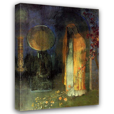 Art sur toile tendue avec Lark Manor ™ Redon, Odilon Gallery: The Yellow Cape