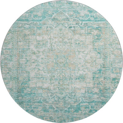 Premium Machine Washable Lubbers AMF1728 Global Rug