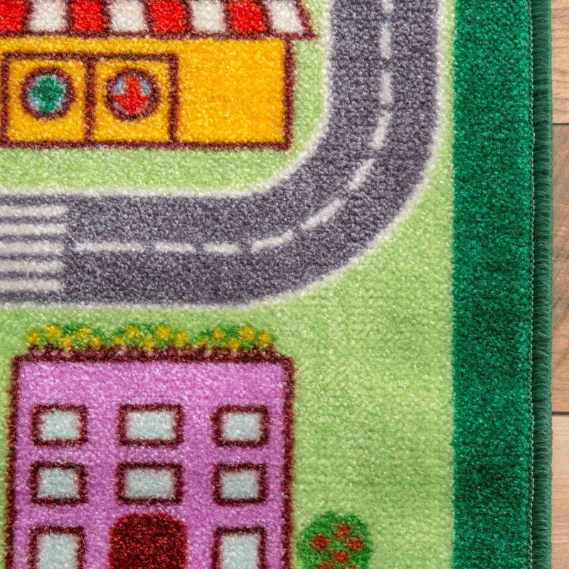 Tapis pour enfants Rhoda, Rectangle 5 pi x 7 pi 5 po