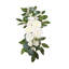 Rose blanche et eucalyptus - arche de mariage décorative - ensemble de 2