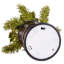 Lanterne à eau décorative en plastique Holly Homestead avec bougie DEL et effet de mouvement, 35,5 cm de hauteur