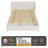 Dunshee 0.68" Heavy Duty Horizontal Mattress Support Wooden Bunkie Board/Slats-868180237