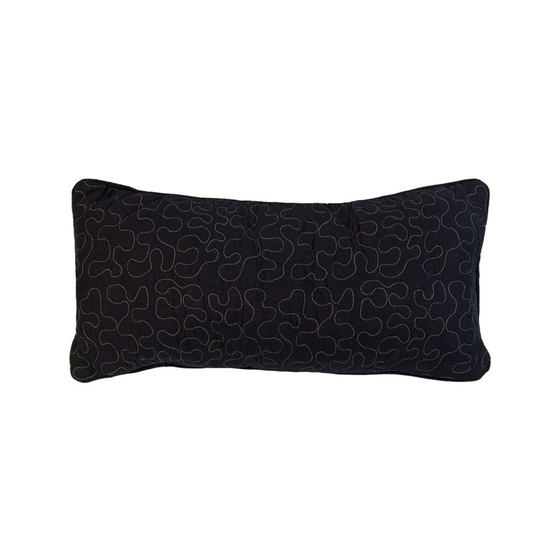 Moonlit Cabin Rectangular Cotton Decorative Pillow