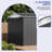 Balconera  8 Ft W X 12 Ft D Galvanized Steel Storage Shed With Window-129015624