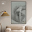 Art mural portrait sur un genou-105279165-105279153