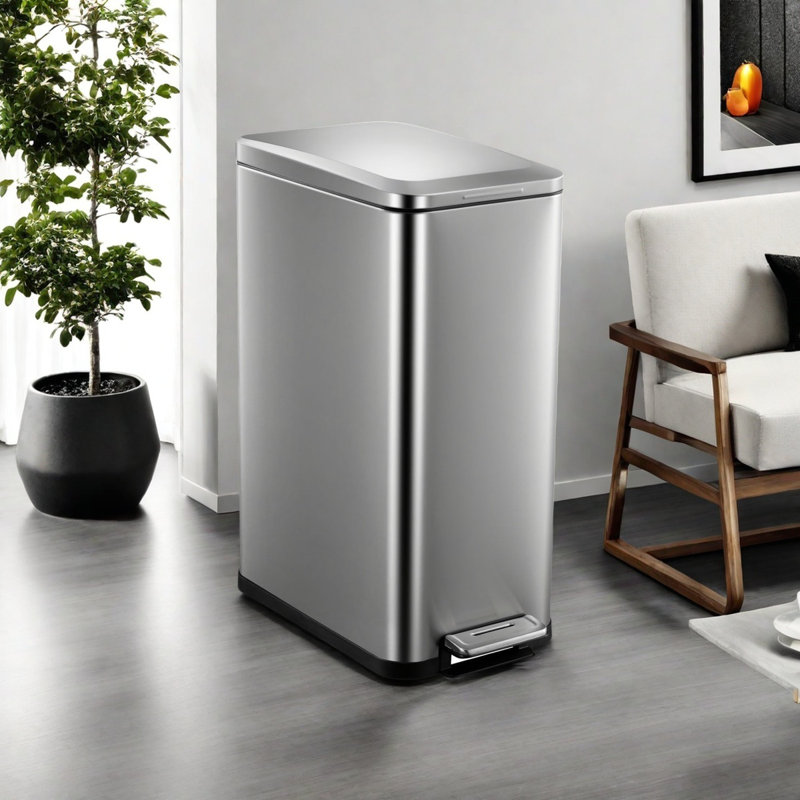 Stainless Steel Kitchen Trash Can