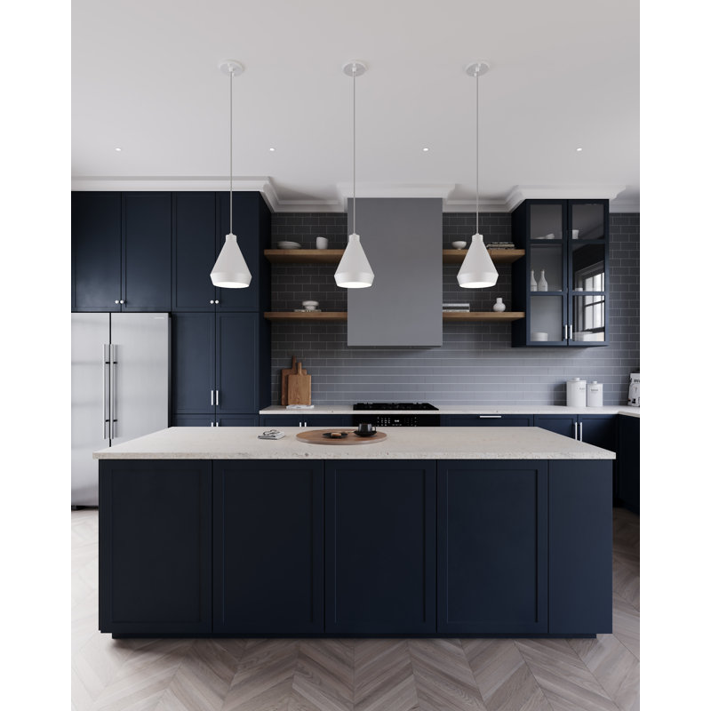 Koma 1-Light LED Single Cone Pendant, Satin White, GU24/Twist and Lock