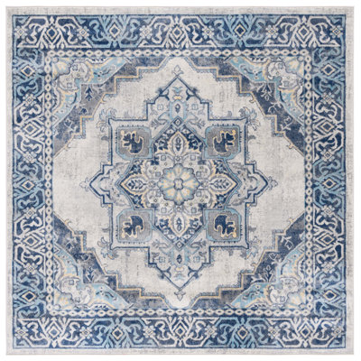 Huggard Area Rug In Blue/Beige