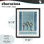 «Tennis Racket Trio», reproduction sous verre encadrée, design par Franklyn Gregory-481311311-481311308