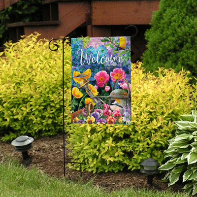 Springtime Garden Garden Flag
