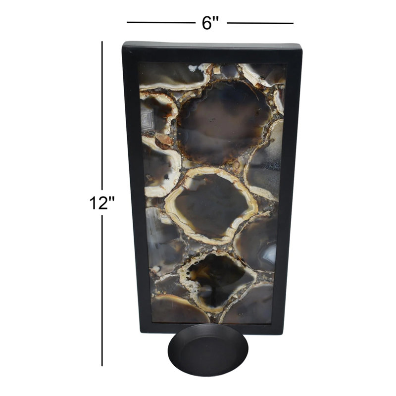 12'' H Wall Wall Sconce, Grey Black