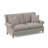 Library 86 " Chenille and Velvet Sofa-70372849-70372863