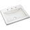 American Standard Studio 17.75'' White Ceramic Rectangular Bathroom Sink with Overflow