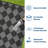 9' x 18' Reversible Outdoor Rug with Carry Bag, Waterproof Plastic Straw Weave, Easy-Clean and Lightweight Design for Patio, RV Camping, and Backyard Use-1084504168