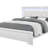 Shaker White Bed With LED-672809584