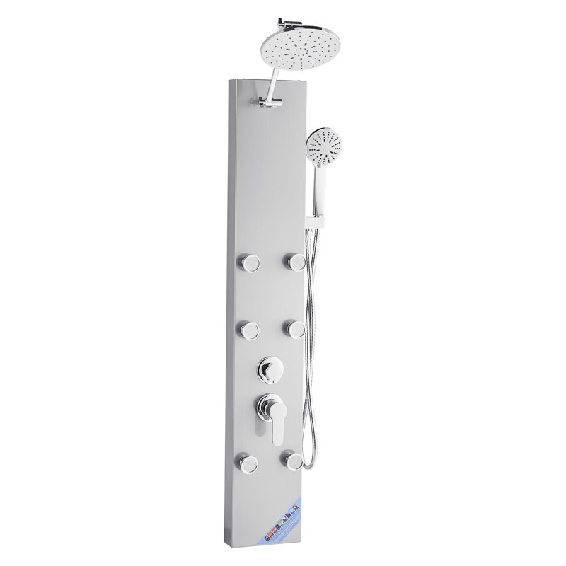 Colonne de douche en acier inoxydable