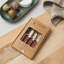 Outils de cuisine en bois naturel La Fourmi, ensemble de 4